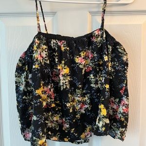 American eagle Floral crop top